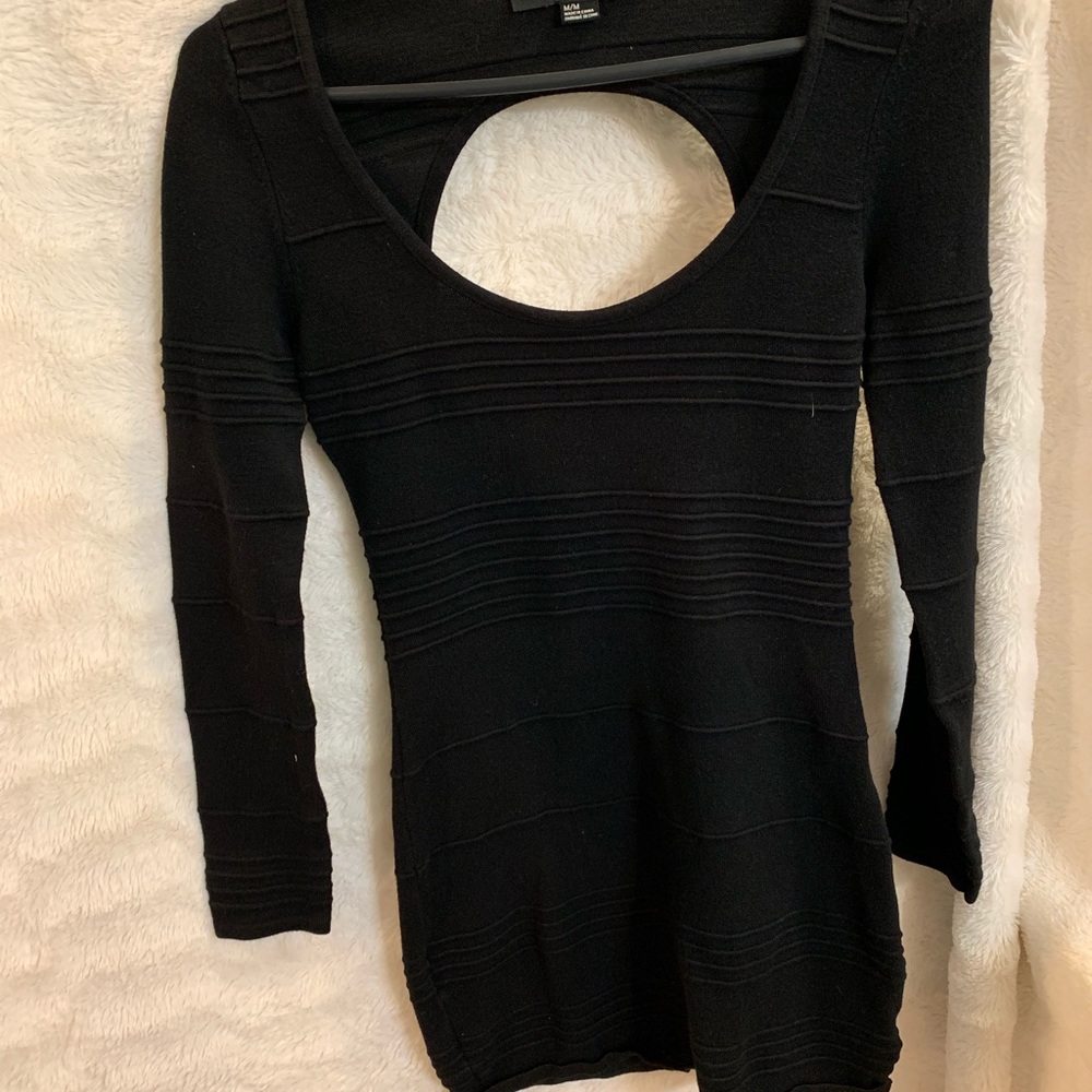 XXI Black Fitted Dress